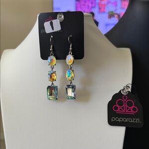 Paparazzi Iridescent Gemstone Earrings